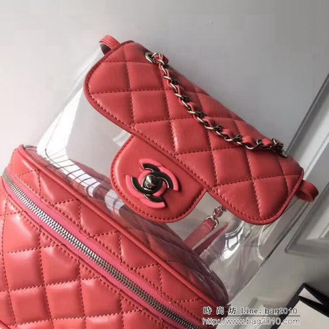 香奈兒CHANEL 化妝包的包型18SS ACT1 雙肩背包 DSC1127